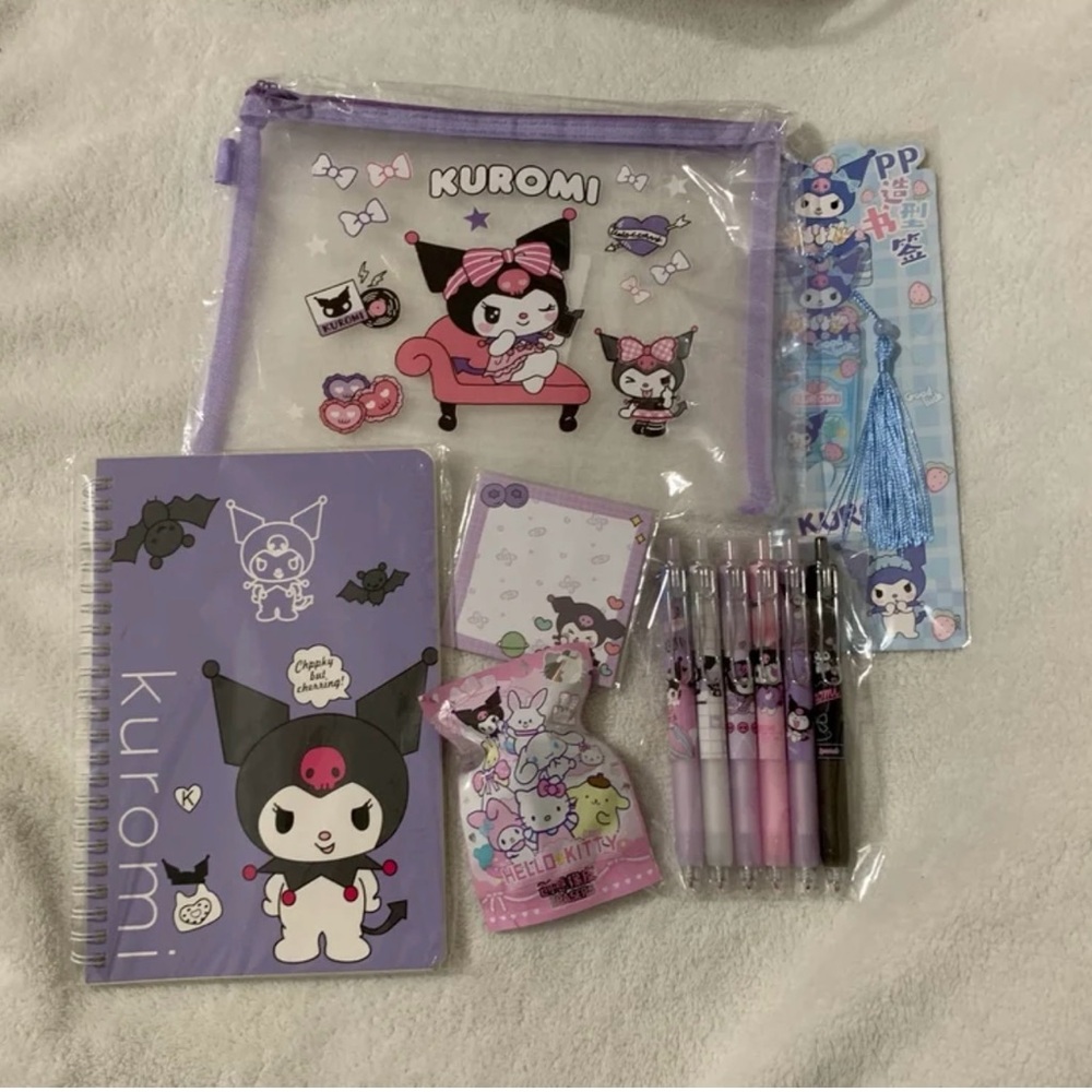 Kuromi Bundle #3 Stationery Set